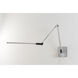 Z-Bar LED 5 inch Silver Wall Mount Desk Lamp Wall Light, Hardwire